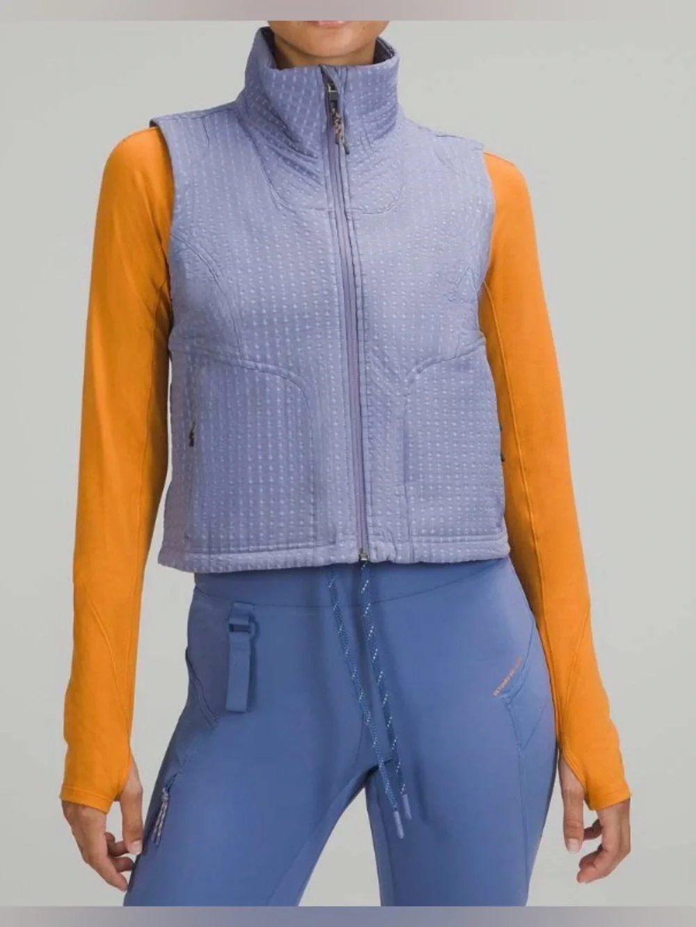 NWOT New Lululemon Water-Repellent Fleece Hiking Vest Peri Purple